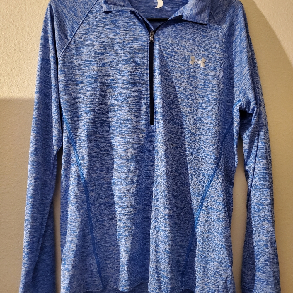 Under Armour dri fit long sleeved zipper shirt